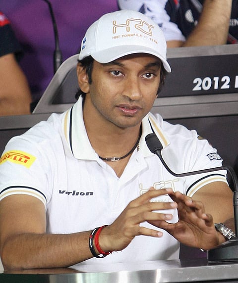 You Are Never Safe in a Racing Car, Karthikeyan on Bianchi