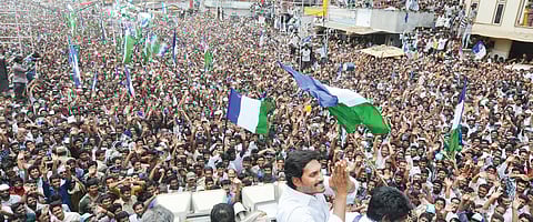 Jagan Moves Mass, As Naidu Woos Class