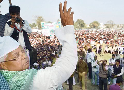 Lalu Plays Spoilsport for Saffron Surge