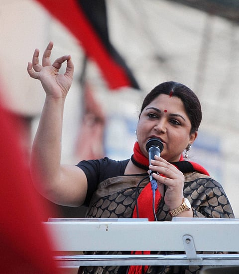 Kushboo Quits DMK With a 'Heavy Heart'