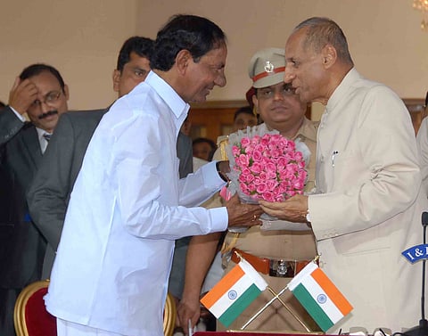 KCR Sworn In as First Chief Minister of Telangana