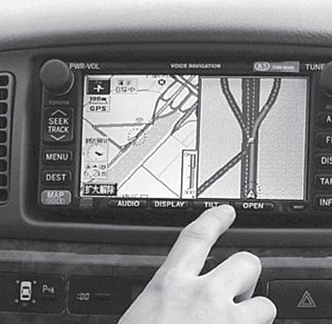 Mount a GPS in your car and you are ready to go