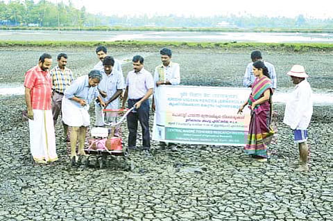 Special Machine for Pokkali Farming Launched