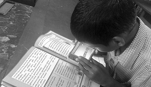 Electronic Video Magnifier by State Govt Lights Up Learning for Blind Students