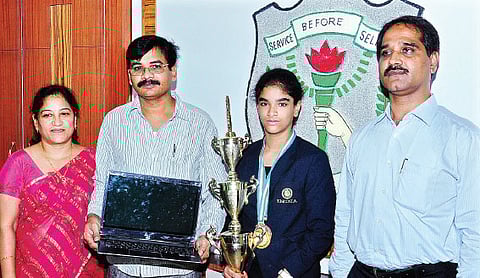 Asian Chess Priyanka Feted by DPS