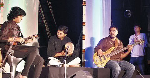 Blending Carnatic Notes and Western Pop
