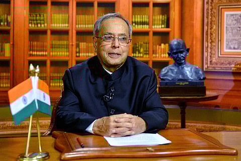 Indian President Pranab Mukherjee (PTI Photo)