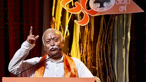 RSS chief Mohan Bhagwat.