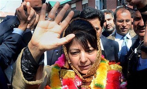 PDP chief Mehbooba Mufti.