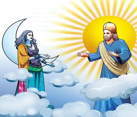 How the Moon Tricked the Sun