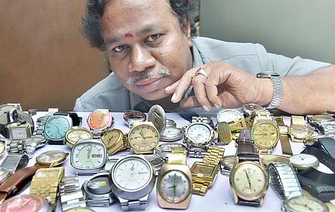 Passion for Watches Keeps Him Ticking