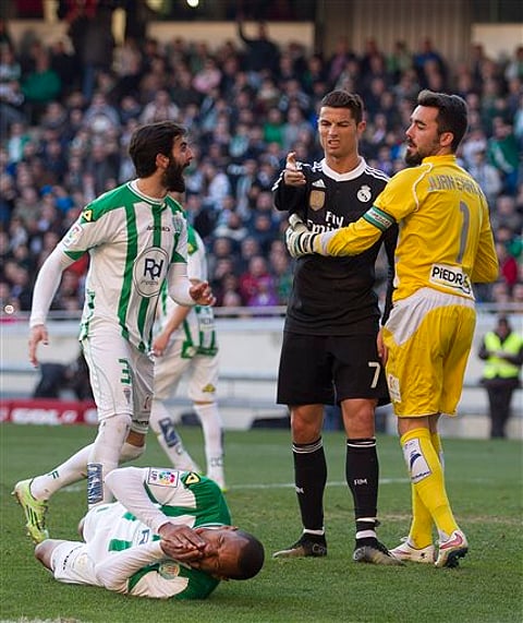 Ronaldo Suspended 2 Games for Kicking Cordoba Player