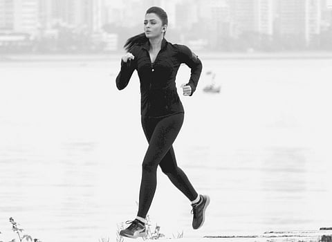 Aishwarya Continues to Run in Slow Motion