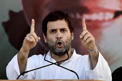 Former Congress president and MP Rahul Gandhi