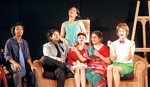 A Student's Play that Offered Comic Relief in the Dark