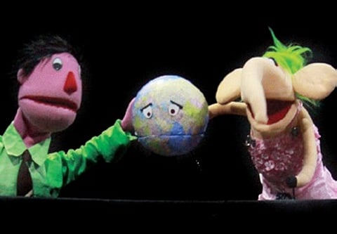 Puppets String Together for the Planet