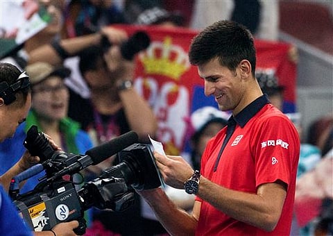 Novak Djokovic of Serbia. |AP
