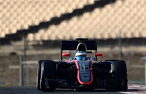 Alonso Evacuated in Ambulance After Crash at Barcelona