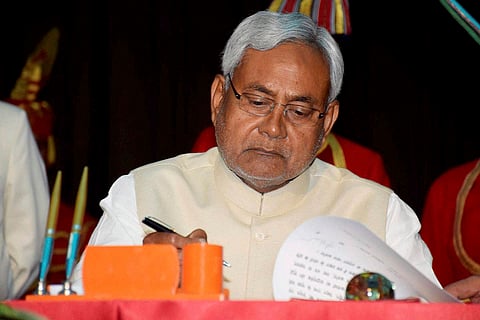 Bihar Chief Minister Nitish Kumar.