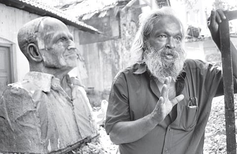 Finally, Bust of P Bhaskaran Finds a Resting Place