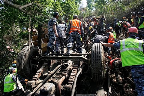 8 Killed,6 Injured in Nuwakot Microbus Accident in Nepal