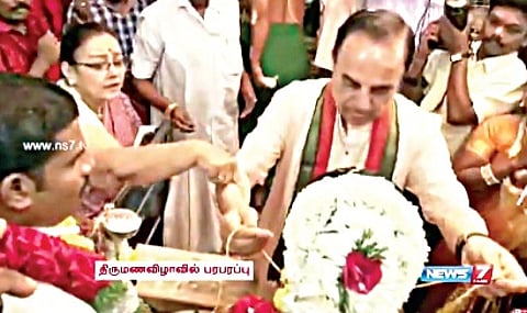 Tug At Sleeve Saves Subramanian Swamy From Becoming Twice-married at 75