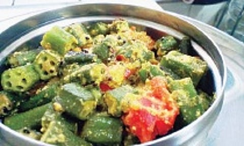 Achari Dahi Bhindi