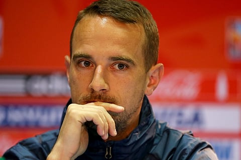 Head coach Mark Sampson of England. |AFP