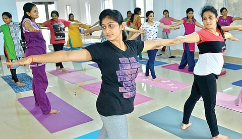 Sales of Yoga Mats, Pants Shoot Up