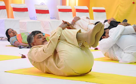 Government will Spend Rs 25 Crore to Promote Yoga in State: Naidu