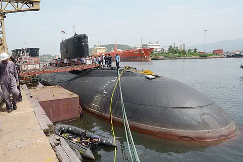 Hindustan Shipyard Hands Over Retrofitted Submarine to Navy