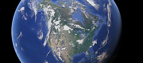 A screen grab from Google Earth. (File)