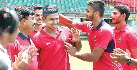 Camaraderie Bubbles over as Sanju Scores 'Double Ton'