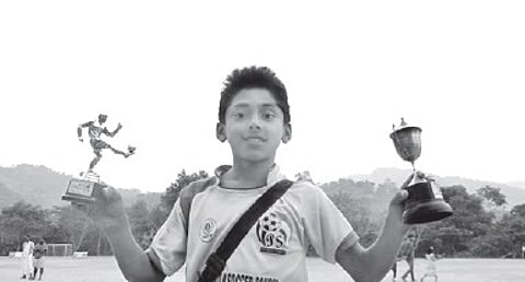 Football Prodigy Impresses with Dribbling Skills, Ball Control