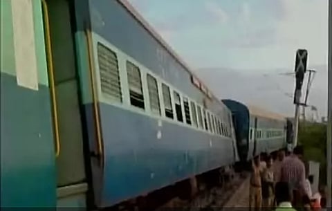Five people killed, 25 others injured after Bangalor-Nanded Express collided with a lorry in Andhra's Anantapur district, early hours of August 24. (ANI)