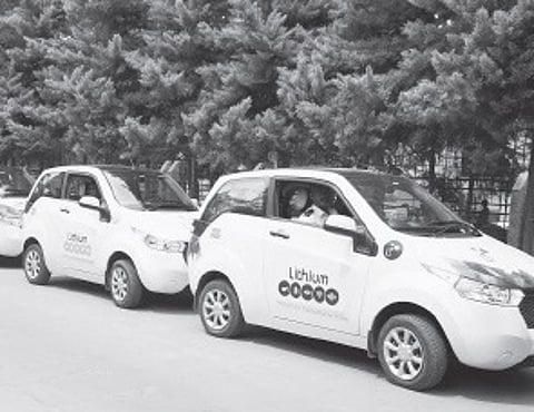 Lithium's Electric Cabs Promise Safety Too