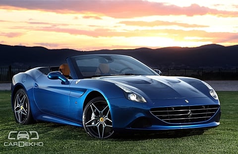 California T has front looks quite similar to 250 Testa Rossa, has a large front grille, high wheel flared arches, low-lying body. | Cardekho