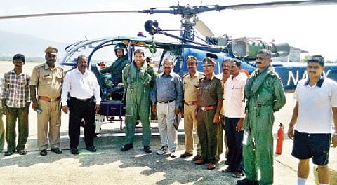 Aerial Seeding Operation Comes to Vizag, Navy to Help