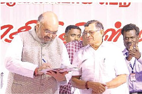 Amit Shah Builds Bridges Between Caste Hindus, Dalits