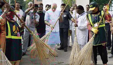 JP Gets His Due as Swachh Bharat Icon