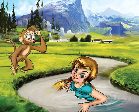 The Princess and the Talking Monkey