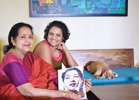 Krishna Kumari (left) with daughter Dipika | JITHENDRA M