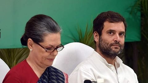 Congress president Sonia Gandhi and Congress vice president Rahul Gandhi. | File Photo: AFP