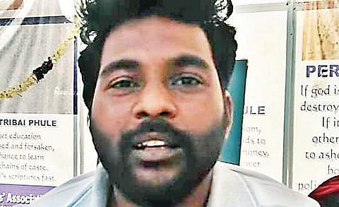 Screengrab from lost and found Rohith Vemula's video.