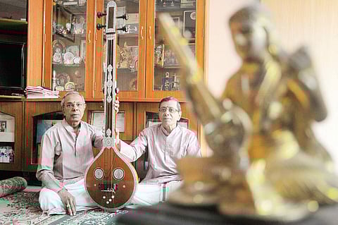 (From left) R N Thyagarajan and R N Tharanathan