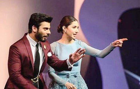 Fawad Khan and Mahira Khan
