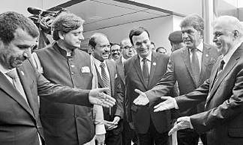 Governor P Sathasivam arriving for the inauguration of UAE Consulate in Thiruvananthapuram on Wednesday | Manu R Mavelil