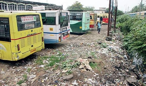 The sorry state of affairs in KSRTC bus depot, Ernakulam (Photo |Albin Mathew)