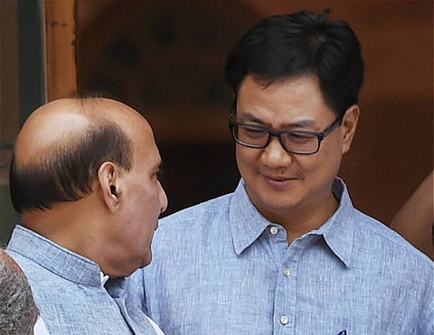 Union Minister of State for Home Affairs Kiren Rijiju (File Photo | PTI)