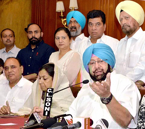 PPCC chief Capt Amarinder Singh. | PTI